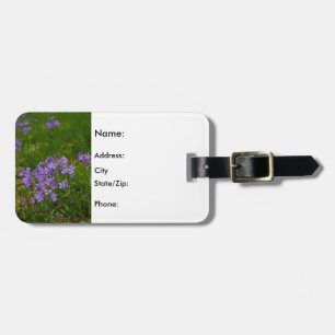 Wild Blue Phlox Luggage Tag