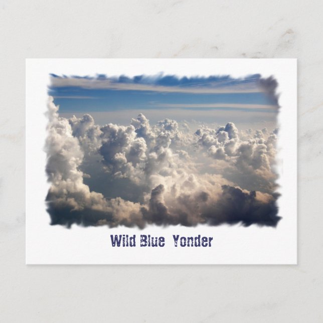 Wild Blue  Yonder Postcard (Front)