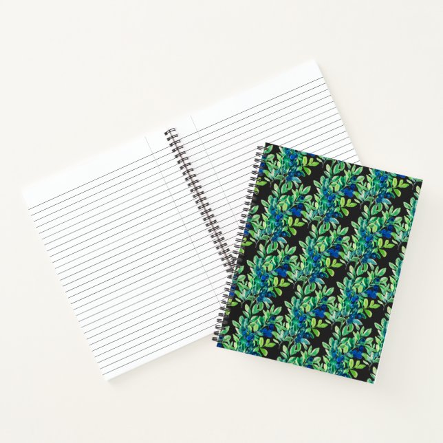 wild blueberries  notebook (Inside)