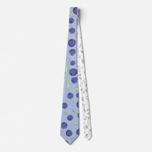 Wild Blueberry Patch Secret Storybook Necktie