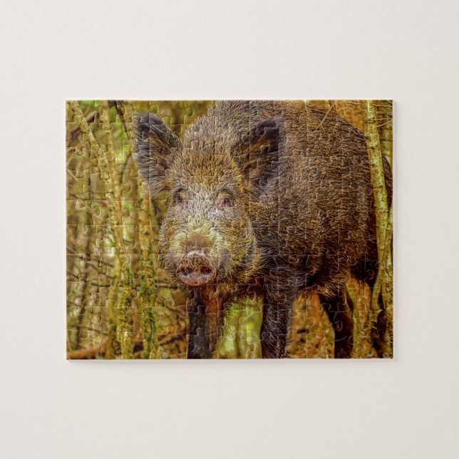 Wild Boar Jigsaw Puzzle (Horizontal)