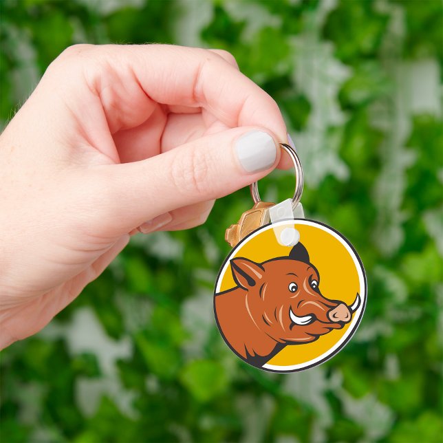 Wild Boar Key Ring (Creator Uploaded)