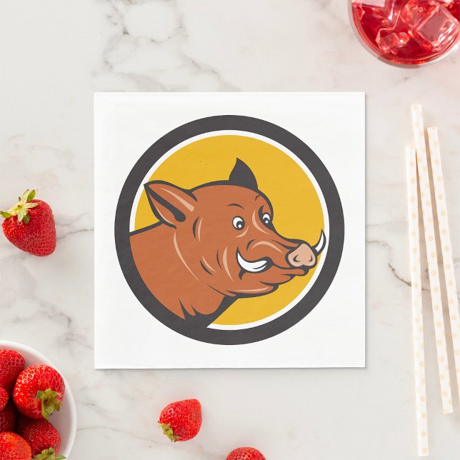 Wild Boar Napkin (Creator Uploaded)
