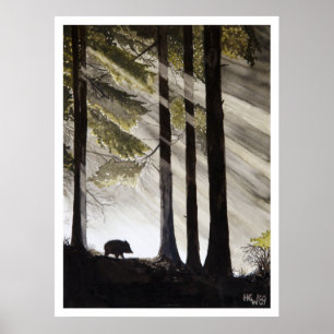 Wild Boar Poster