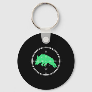 Wild Boar Shooting Target Hog Hunting For Hog Hunt Key Ring