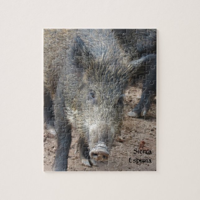 Wild Boar Sierra Espuna Jigsaw Puzzle (Vertical)