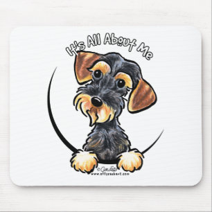 Wild Boar Wirehaired Dachshund Its All About Me Mouse Pad