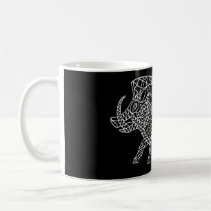 Wild Boar with Runes Coffee Mug
