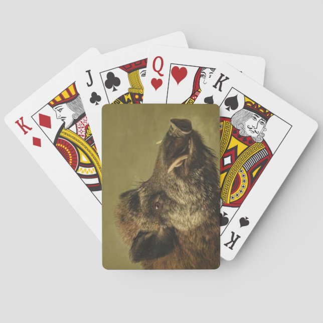 Wild Boar's Head Playing Cards (Back)