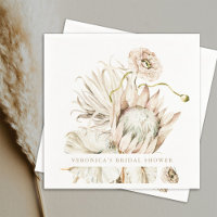 Wild Boho Protea Pampas Grass Floral Bridal Shower