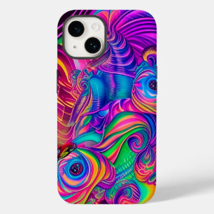Wild bright funky trippy artsy fun cool creative  Case-Mate iPhone 14 case