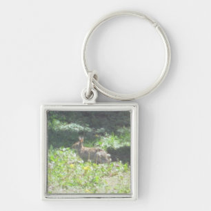 Wild Bunny Keychain