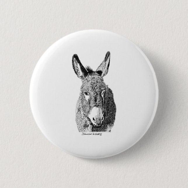 Wild Burro 6 Cm Round Badge (Front)