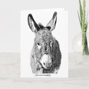 Wild Burro Card