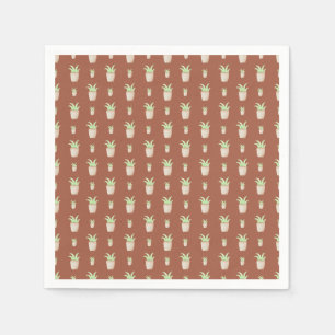Wild Cactus Pattern Napkin