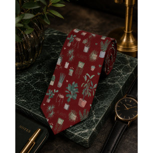 Wild Cactus Pattern Tie