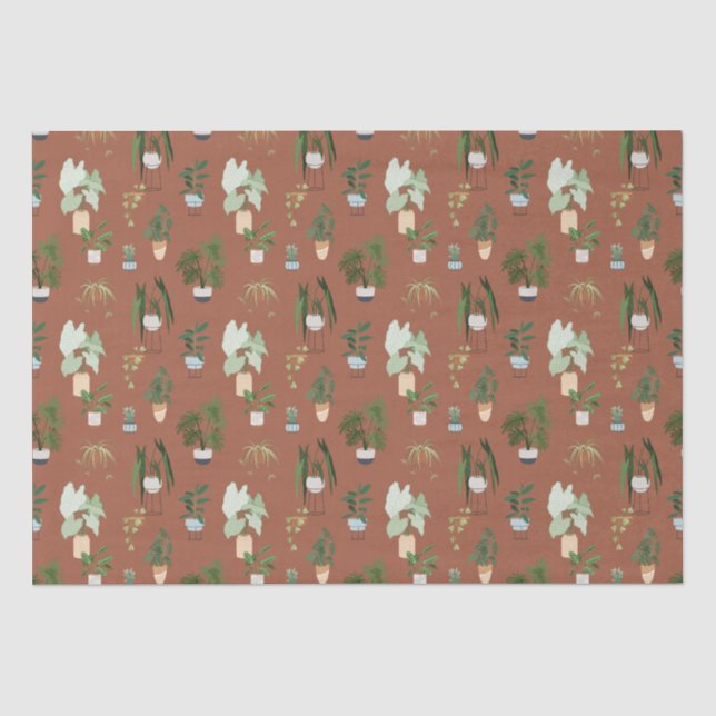 Wild Cactus Pattern Tissue Paper (Front)
