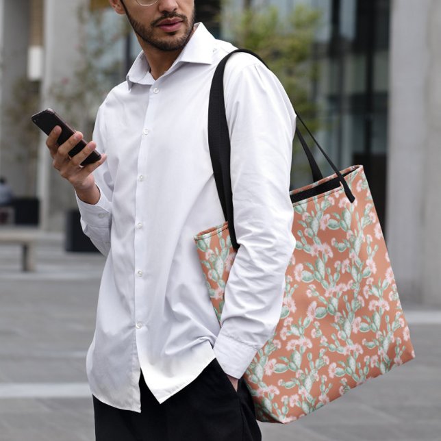 Wild Cactus Pattern Tote Bag (Creator Uploaded)