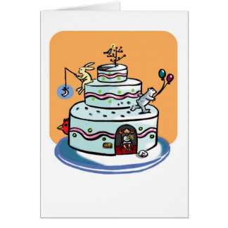 wild cake card