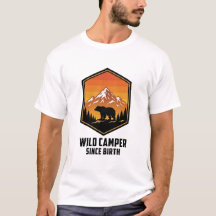 Wild Camper Since Birth Bear Mountain Vintage Camp