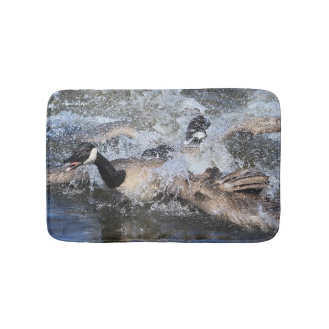 Wild (Canada) Goose Chase Bath Mat (Front)