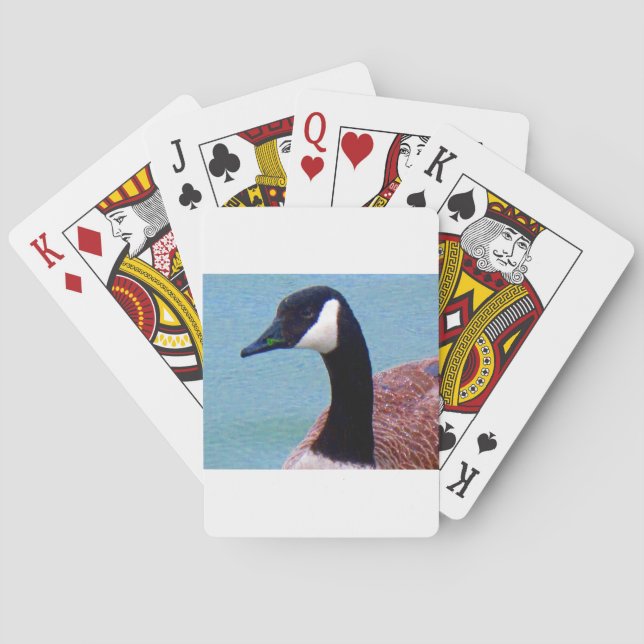 Wild Canadian Goose Playing Cards (Back)