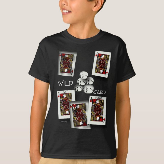 Wild Card (for dark apparel) T-Shirt (Front)