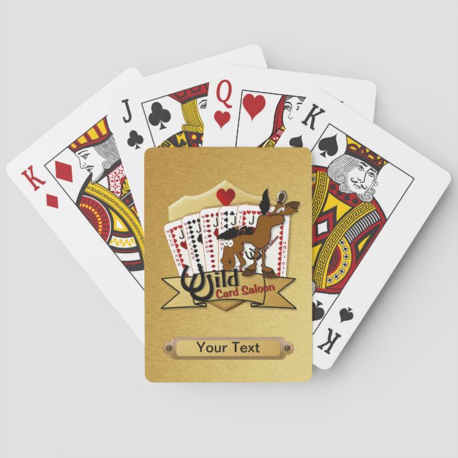 Wild Card Saloon Deck (Back)