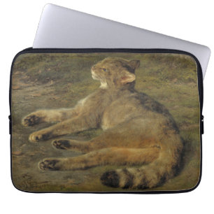 Wild Cat (by Rosa Bonheur) Laptop Sleeve