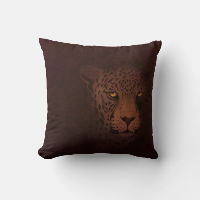 Wild Cat Cushion (Front)