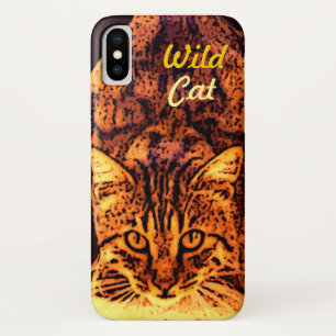 WILD CAT KITTEN iPhone X CASE