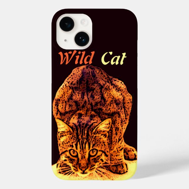 WILD CAT KITTEN Case-Mate iPhone CASE (Back)