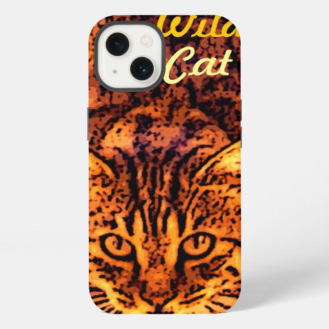 WILD CAT KITTEN iPhone CASE (Back)