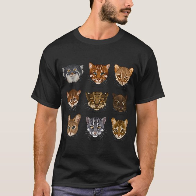 Wild Cat Print T-Shirt (Front)