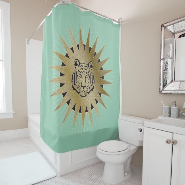 Wild Cat - Shower Curtain (In Situ)