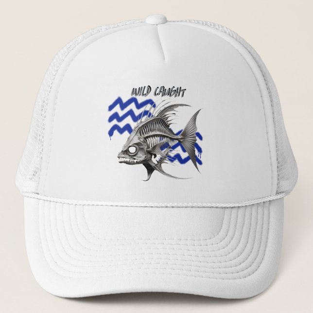 "Wild Caught" Trucker Hat (Front)