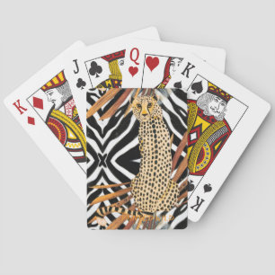 Wild Cheetah Playing Cards