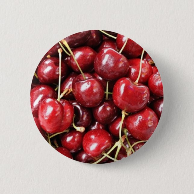 Wild Cherries 6 Cm Round Badge (Front)