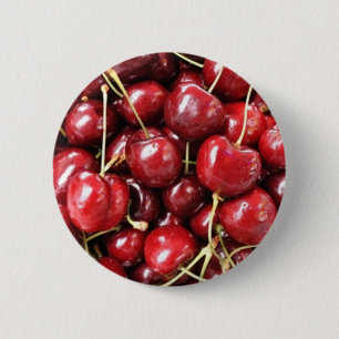 Wild Cherries 6 Cm Round Badge