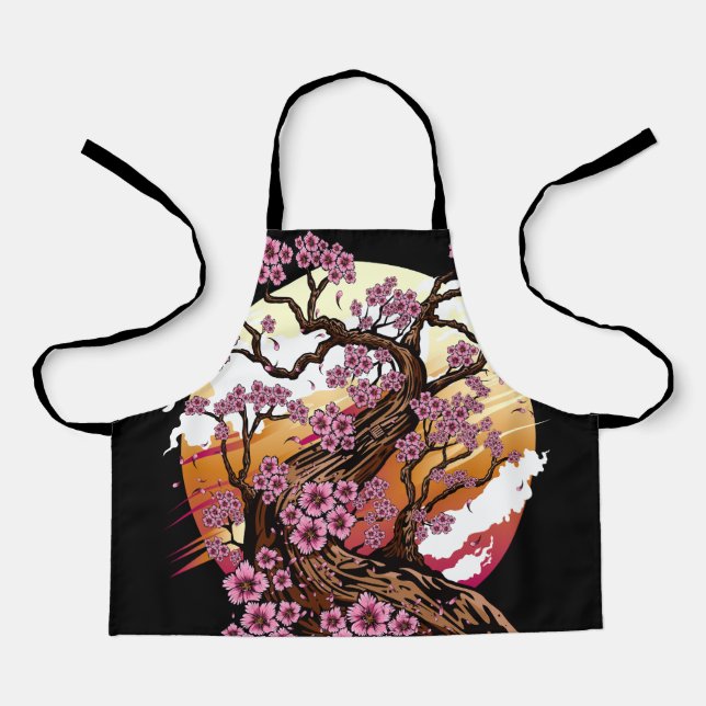 Wild Cherry Blossom Apron (Front)
