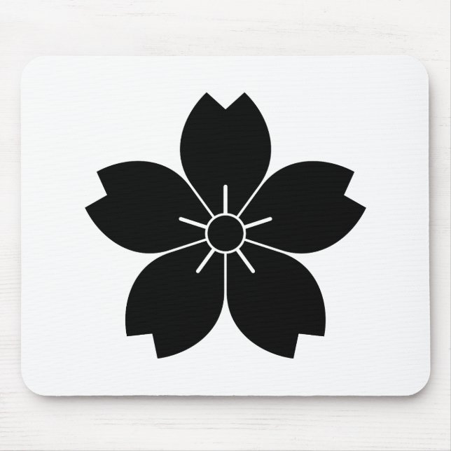 Wild cherry blossom mouse pad (Front)