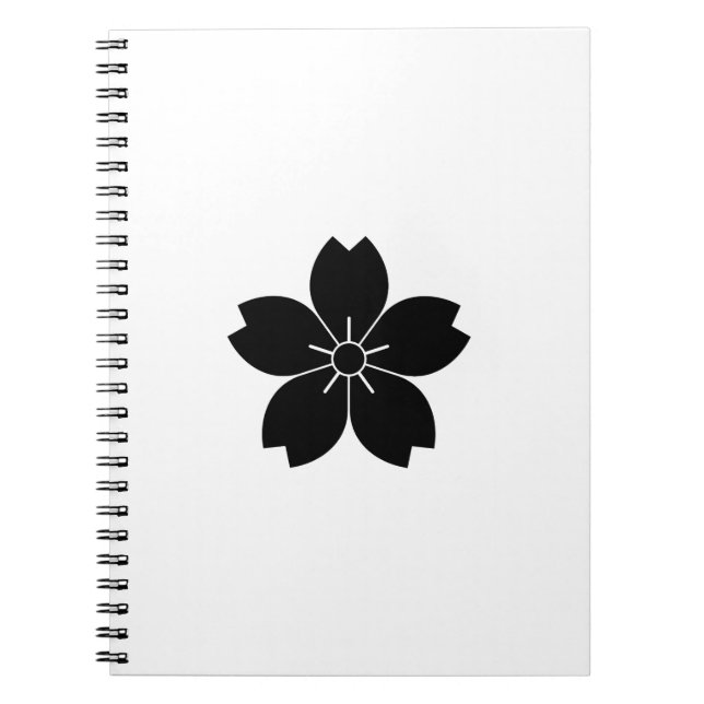 Wild cherry blossom notebook (Front)