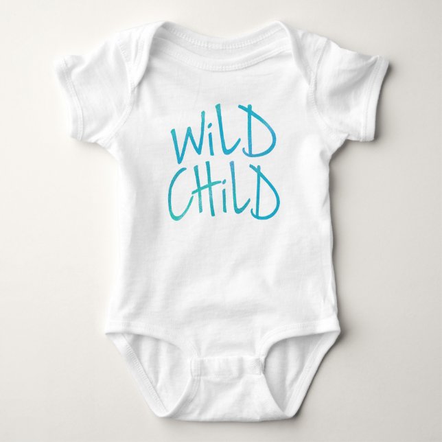 Wild Child Baby One Piece Bodysuit (Front)