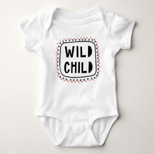 WILD CHILD FRAMED   WHALE   SCANDI KIDS BABY BODYSUIT