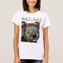 Wild child koala rainbow animals
