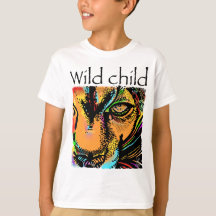 Wild child lion rainbow animals