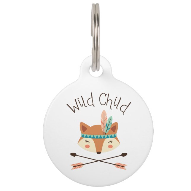 Wild Child Pet Tag (Front)