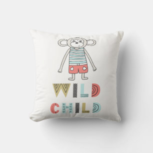 Wild Child Scandia Monkey  Baby Cushion