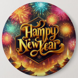 Wild Christmas Flower 6 Cm Round Badge