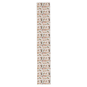 Wild Christmas Flower Long Table Runner
